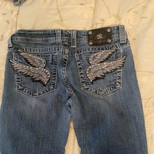 Miss Me bootcut jeans. Waist 31. Inseam 35.